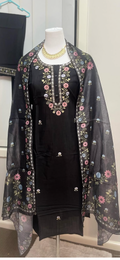 Black Kurtha set