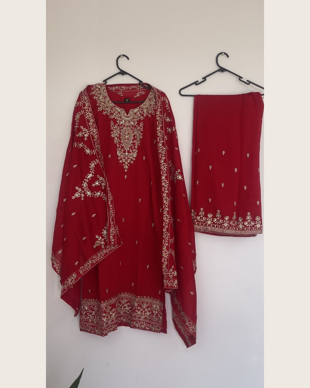 Beautiful red Kurtha
